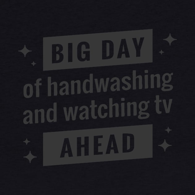 Big day of Handwashing And Watching TV Ahead by Mriganka Gogoi